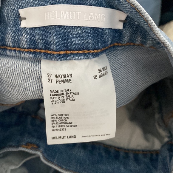 Helmut Lang Femme Hi Spikes Jeans high waisted in light wash - only worn once - Picture 9 of 10